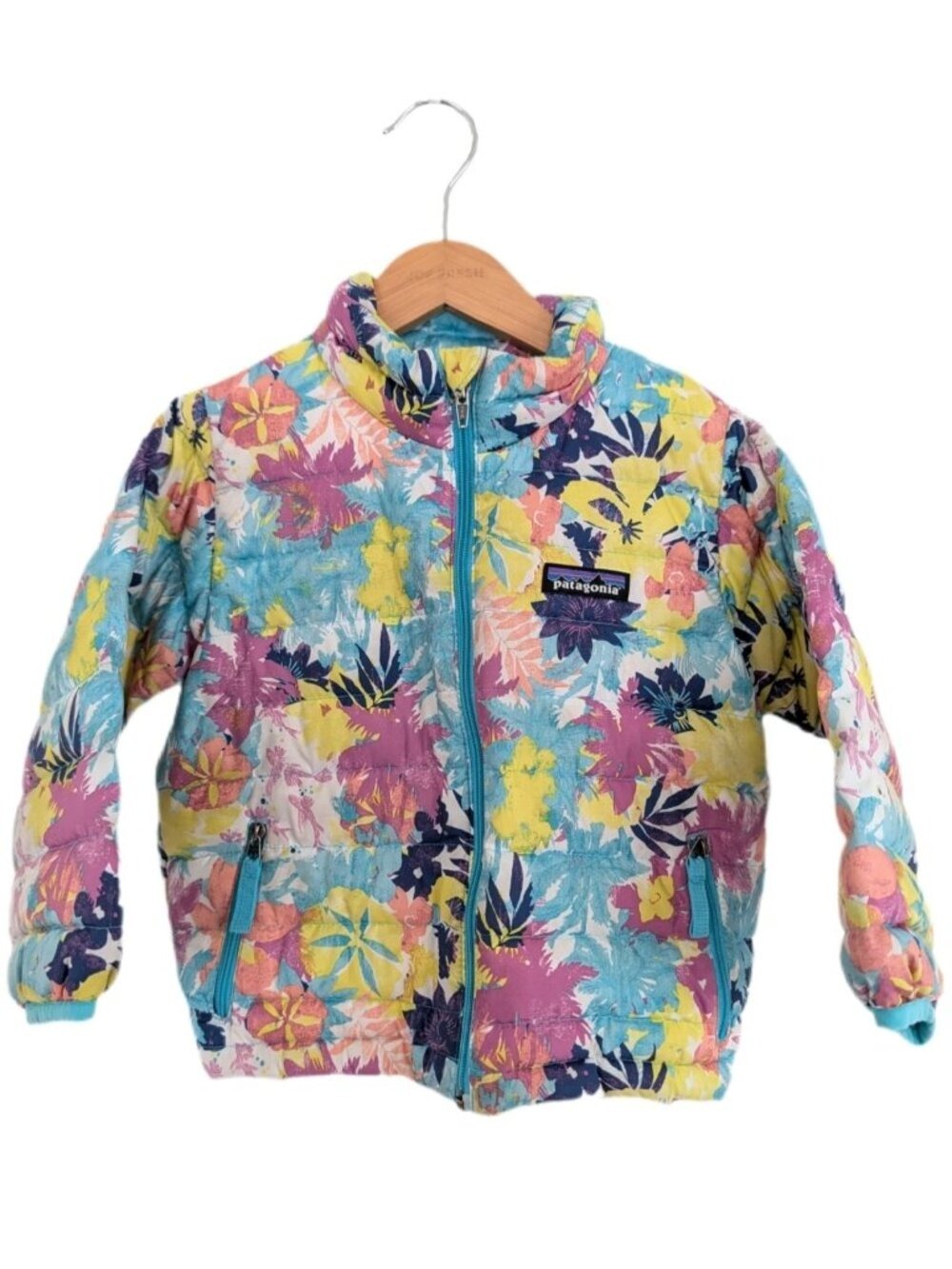 Patagonia Duck Down Tropical Flowers Puffer Jacket 2T